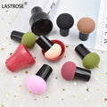 Wholesale Mushroom Makeup Sponge With Handle Round Head Foundation Cosmetic Sponges Powder Puff Cosmetic Tools