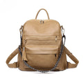 2025 Custom Wholesale University Fashion Cute College Lady Teen Girls Travel PU Leather Large Capacity Women Backpack Bag