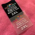 Printing 4 Colors Washing Sizes Thermal Transfer Labelcompany logo Heat Press Transfer Label for Collar