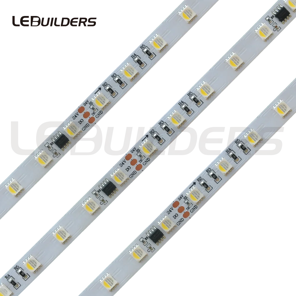 Addressable Rgb Rgbw Strip 12V 24V 5050 SMD 60leds/m Full Dream Color Programmable Controller IC SM16704 TM1814 RGBW RGB Tape