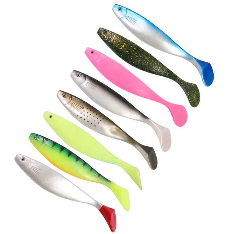 Newbility Best Seller Wholesale Fishing Soft Lure 70g 23.5cm T-Tail Soft Fishing Lures Swim Soft Lure for Fishing