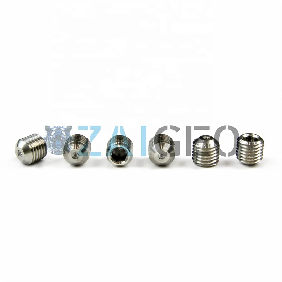 UHP Waterjet Industrial Cleaning Nozzle Clean Sidewalks Machine Parts Water Blasting Ruby Sapphire Insert Nozzle Spray Thread M8