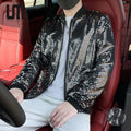 Clearance Sales Trending Products Men Sequin Jacket - Fashion Casual Nightclub Party Blazer for Wholesale