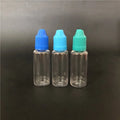 Plastic Dropper Bottle Transparent 20ml Screen Printing PET Medicine Hot Stamping Childproof Tamper Proof Cap Eye Drop Liquid