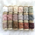 2.5cm 3cm 5cm Hand Torn White Rough Frayed Edge 100% Pure Silk Ribbon Handmade for Flowers