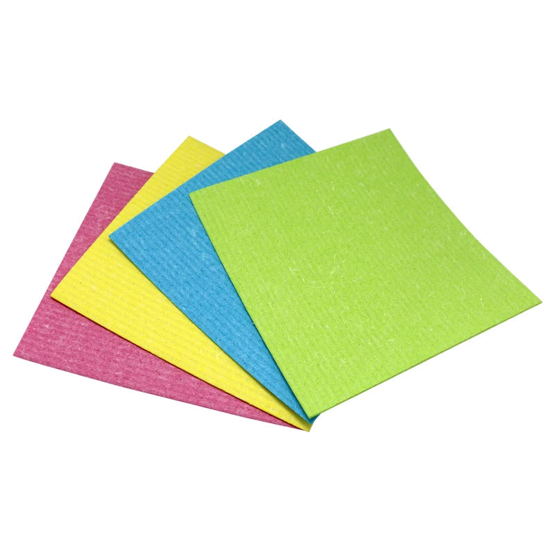 Foamstar New Colorful Swedish Cloth Kitchen Cleaning Dry Cellulose Sponge Cloth