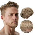 Wholesale Swiss Lace Base Real Human Hair System Natural Invisible Hairline Men Hair Pieces Medium Density Toupee for Man Toupee