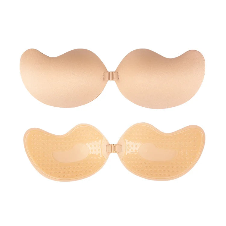 In Stock Light Weight Reusable Washable Push up Backless Seamless Super Strong Adhesive Mango Cup Sticky Bra