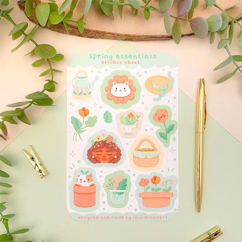 Eco Friendly Promotional Self Adhesive Waterproof Custom Printing Kiss Cut Vinyl Stickers Sheet for Kids