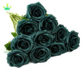 Artificial Rose Open Flower Bouquet  Rose Stems for Wedding Arrangement  Bridal Bouquet  Centerpiece Silk Flowers