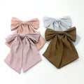 Factory Direct Sale New Spring Color Fabric Bow Knot Fresh Hair Clip Hair Accessories for Girls