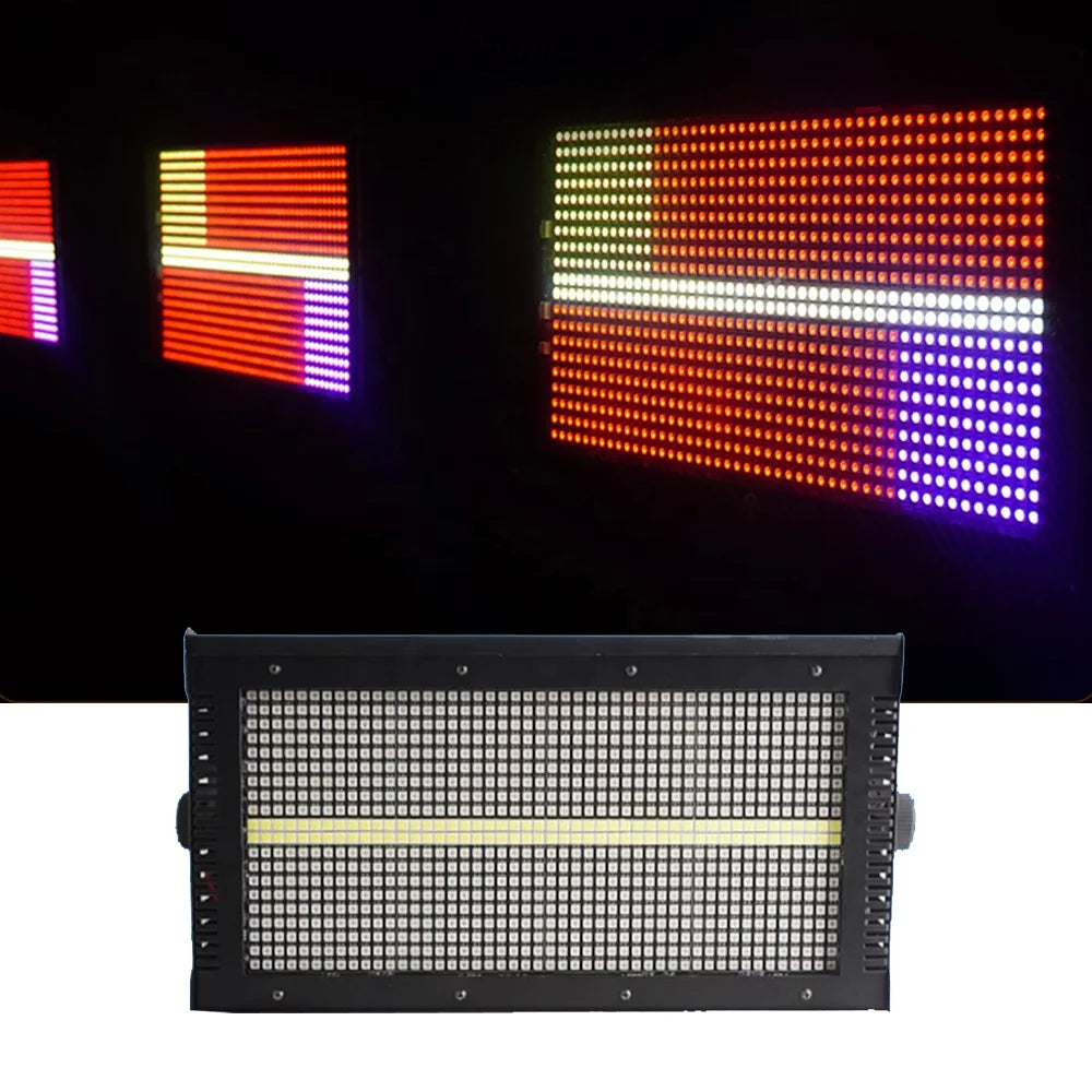 Led Flash Light 8+8 Segmentation Led Strobe RGB White Flash Stage Lighting Background DJ Disco Club Party Lamp