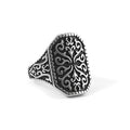 Nordic Design Souvenir Gift Stainless Steel Mens Norse Ring Viking Jewelry