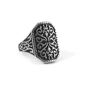 Nordic Design Souvenir Gift Stainless Steel Mens Norse Ring Viking Jewelry