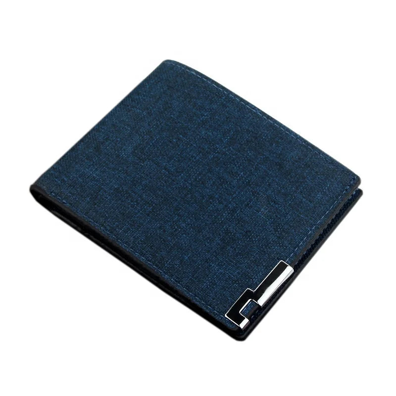 Men's Casual Style Short Wallet Business Wallet Wholesale Higher Quality Simple and Fashion Card Storage
