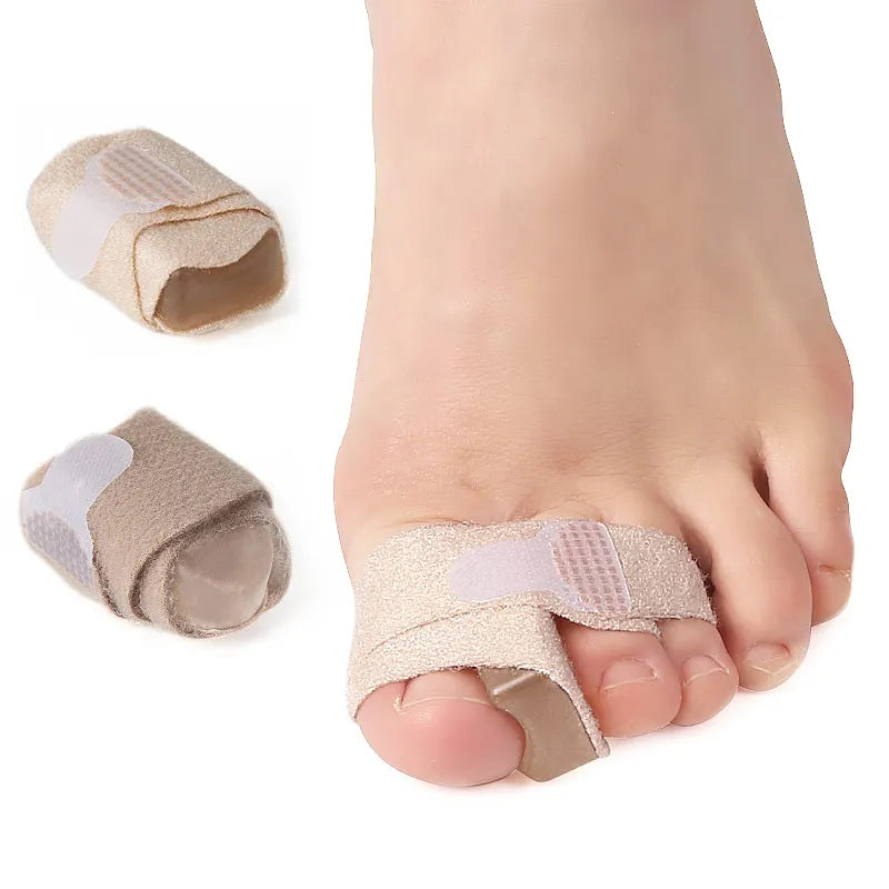 Hammer Toe Separator SEBS Pad Elastic Fabric Toe Splint Brace Overlapping Hallux Valgus Corrector Bandage