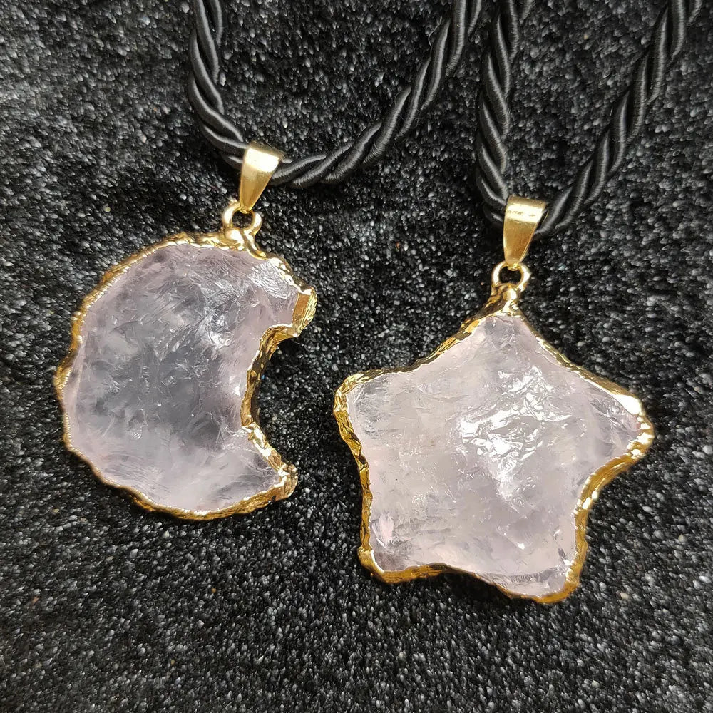 Huiying Diy Fashion style cheap price natural colorful aura quartz crystal cluster pendant for jewelry necklace Jeweley