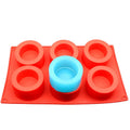 HY 3D Flower Pot Silicone Cake Mold Cylinder DIY Pudding Mousse  Dessert Chocolate Candle Soap Mold