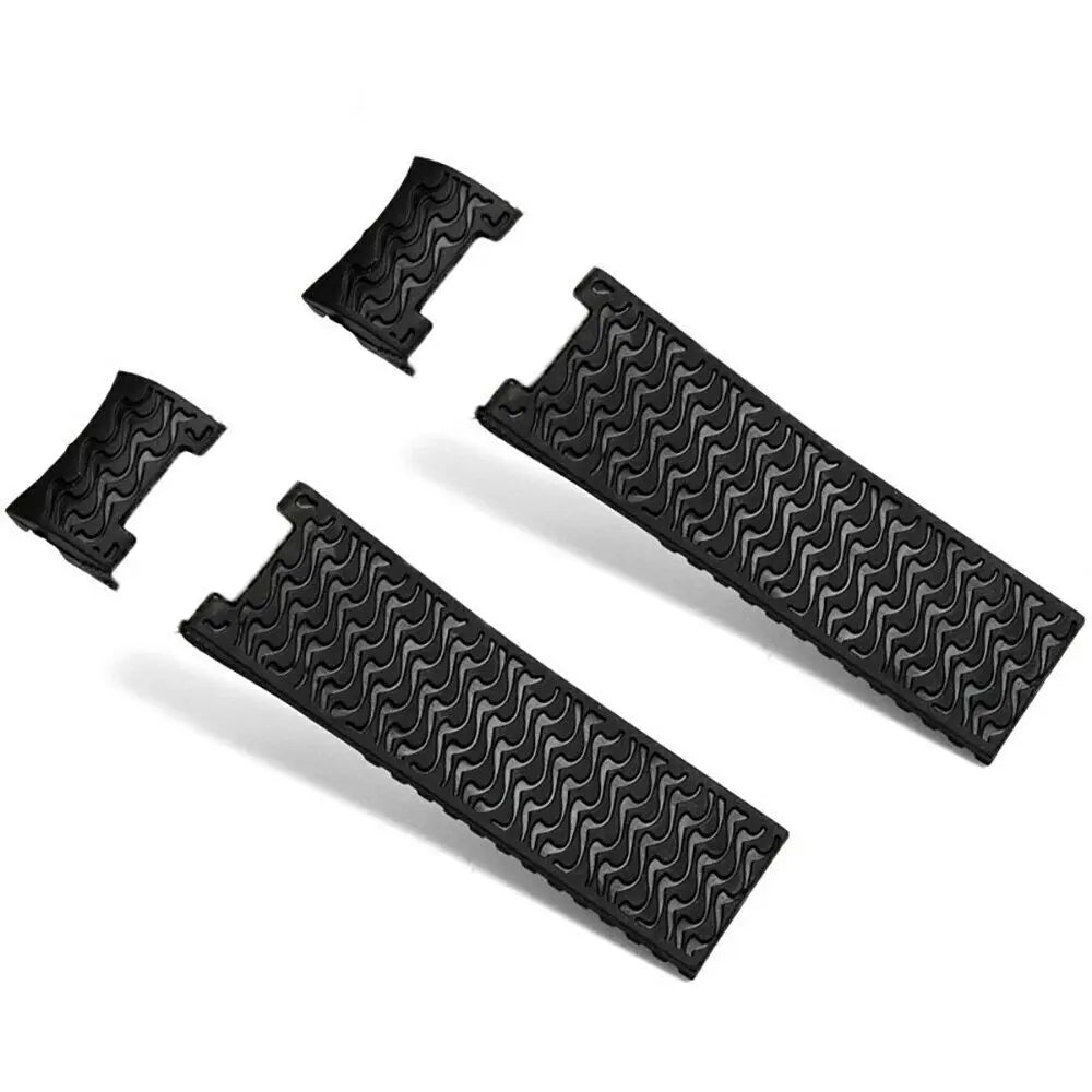 22mm Black Rubber Replacement Wrist Watch Band Strap Belt for Ulysse Nardin