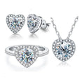 Luxury Jewelry Set GRA Certified D Color Diamond Moissanite Set for Women 925 Sterling Sliver for Women Wedding
