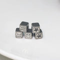 Hot Sale Stainless Steel Big Hole Chain Pendant Pattern Beads Necklace Pendant Beads for DIY Jewelry Making Chain Pendant