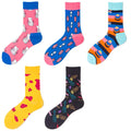 Socks Custom Logo Cartoons Cotton Socks Men Cute and Funny Crew Socks for Men