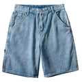 Washed Custom Denim Shorts for Men Cotton Shorts Man Jogging Wear Print Logo Blank Men's Shorts