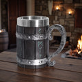 Viking Tree of Life Mug Set VK02 Celtics Thor Beer Mug Collection Resin Novelty Party Wood Barrel Cup Viking Mug Stuff