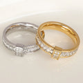 Wholesale Moissanite Eternity 18k Gold Engagement Radiant Wedding Sliver Men Women Couples Diamond Jewelry Rings Bijoux Femme