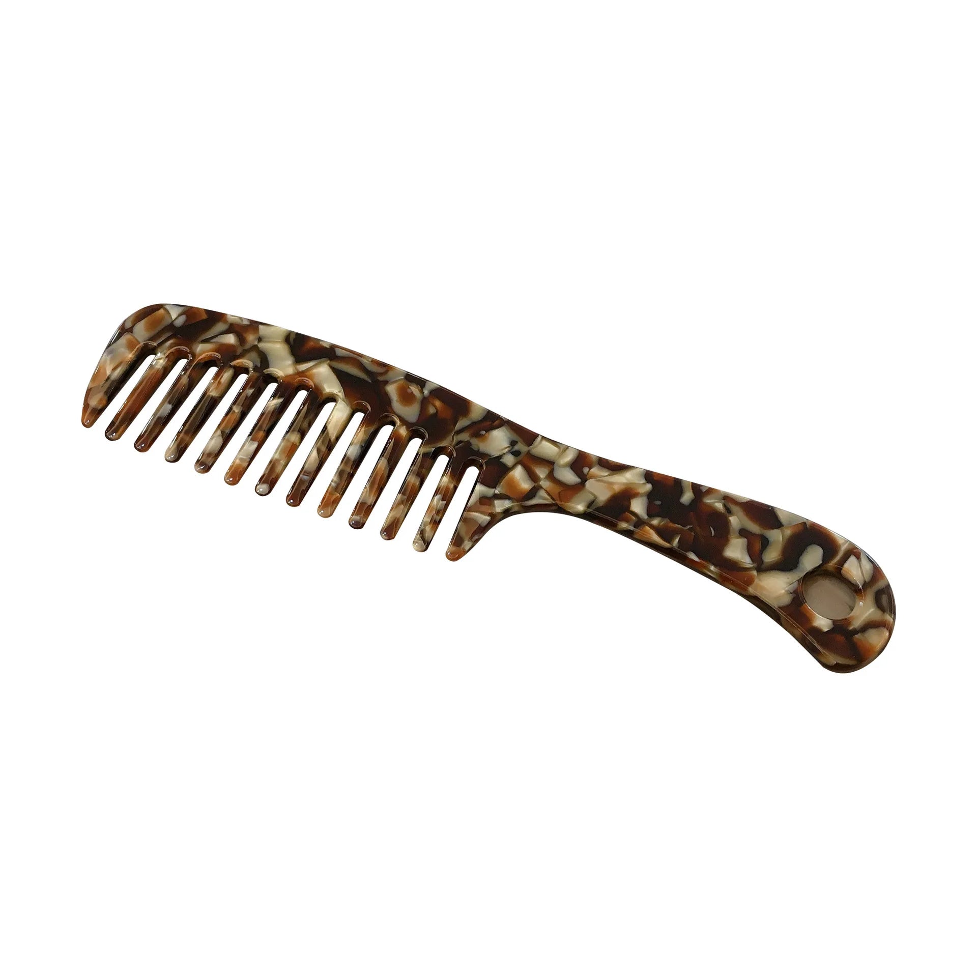 MIO Tortoise Shell Acetate Hair Comb Wide-tooth Large Detangling  Comb Retro Minimalistic Headdress Cellulose Comb for Girls