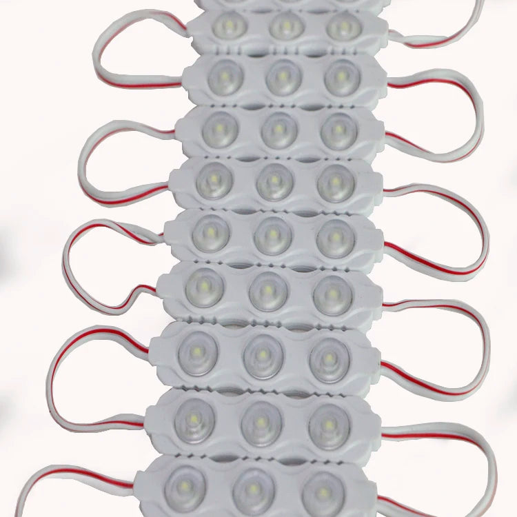 High Quality 20 Rows DC 12V 3 Lights Sign Lens SMD2835 Chip Indoor Round LED Module for Street Light