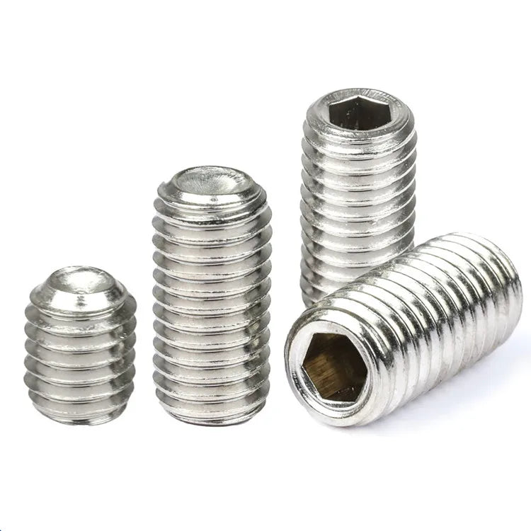 DIN916 Stainless Steel M2-M16 Allen Grub Screws Set Hexagon Socket Cup Point with Metric Measurement System Din Standard