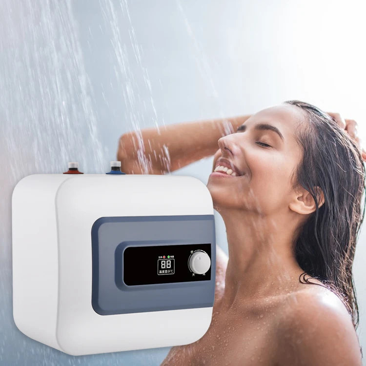 6-25L Stainless Steel Liner Tank IPX4 Waterproof Sink Storage Electric Water Heater for Shower Household Hotel Use Energy