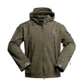 YAKEDA Outdoor Windproof Waterproof Warm Fleece Lining Thermal Tactical Winter Jacket