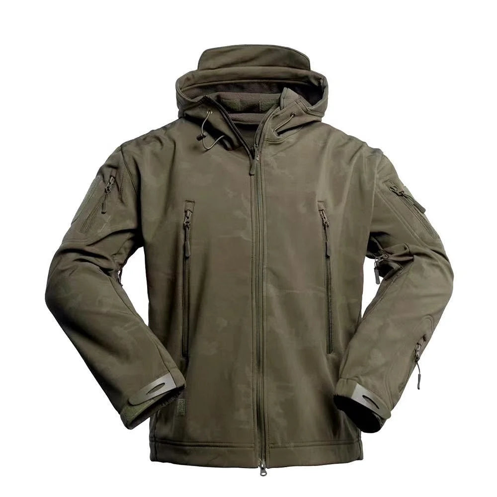YAKEDA Outdoor Windproof Waterproof Warm Fleece Lining Thermal Tactical Winter Jacket