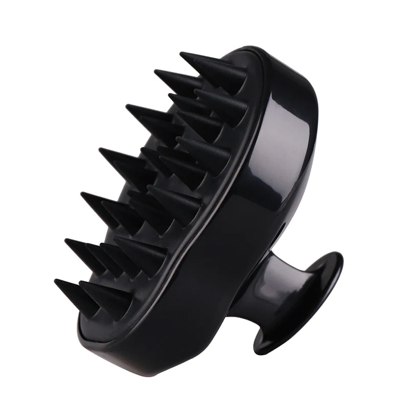 Custom Silicone Waterproof Shampoo Brush Massager Hairbrush for Curly Hair-Wholesale Home Use