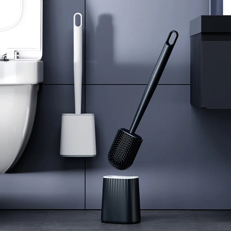 Nice Design Smart Round Plastic Toilet Brush Silicone Manufacturer for Cleaning