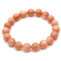 Natural High Quality Sunstone Bracelets Jewelry 6mm 8mm 10mm Peach Moonstone Natural Stone Braceted