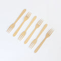 Fruit Dessert Cake Compostable Bamboo Chip Fork