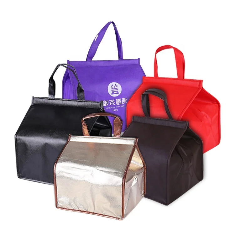 Waterproof Portable Food Cooler Bag Colorful Lunch Insulated Thermal Bag with Custom Logo