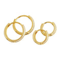 High-end S925 Sterling Silver Needle Hoop Earrings Female Simple and Cold Style French Retro Earrings