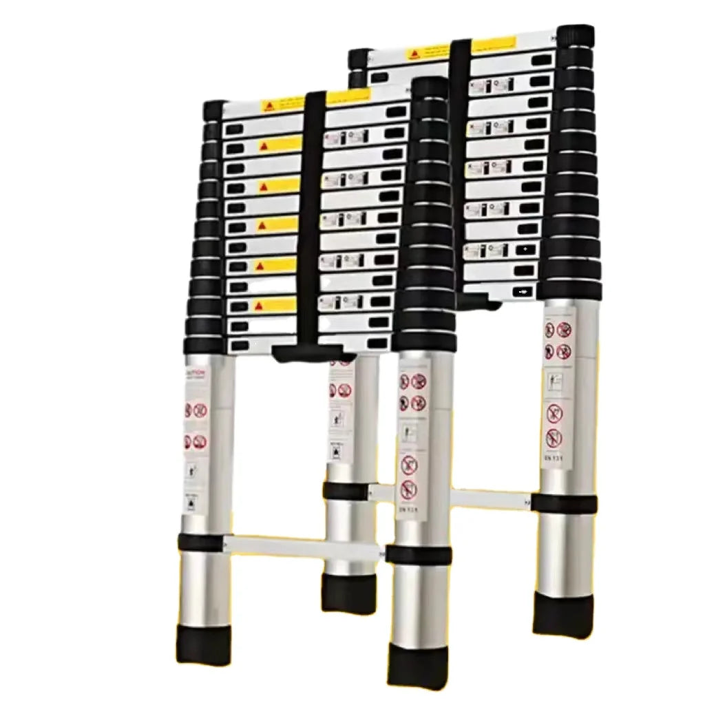 Multi Purpose Telescopic Ladder Foldable Stable Aluminum Ladder 2M to 7M Extension Telescopic Ladder Suitable for Warehouse Use