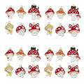 Kawaii Cartoon Enamel Alloy Mushroom Elf Metal Charms Pendants for Jewelry Making DIY Handmade Cartoon Mushroom Accessory Charms