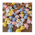 Resin Cartoon Bear Rabbit Cloud Fried Egg Flat Back Cabochons for Hairpin Scrapbooking DIY Jewelry Craft Decoration Accessories