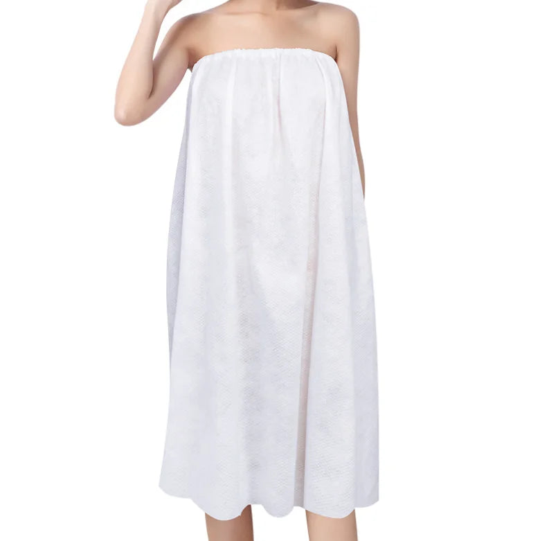 Disposable Non-woven Beauty Salon Thickened Bathrobe