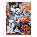 Ever Moment Diamond Mosaic Painting Embroidery Dog And Cat Animal Picture Mosaic Cross Stitch Art Room Decoration Gift 4Y2046