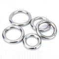 Wholesale Metal Stainless Steel Round Oval Ring Carabiner Snap Clip Open Hook  Buckle for Bags Garments