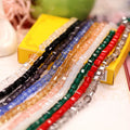 3mm Glass Beads Faceted Cube Square Crystal Loose Beads for Jewelry Making