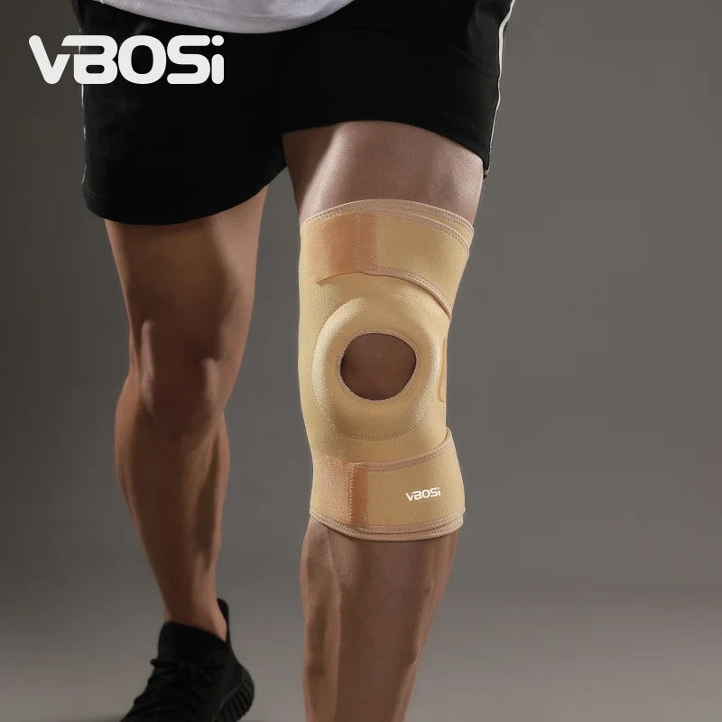VBOSI 7338 New Arrival Wholesale Breathable Neoprene Knee Support Brace Knee Pad Professional Protection for Strength Training MegaBDM