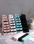 24pcs High-End Cardboard Jewelry Packaging Sliding Paper Drawer Box for Rings Earrings Necklaces Bracelets Other Items Per Batch
